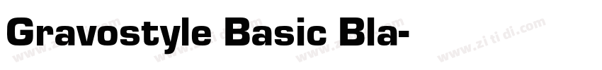 Gravostyle Basic Bla字体转换